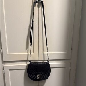 Black Quilted Crossbody Bag